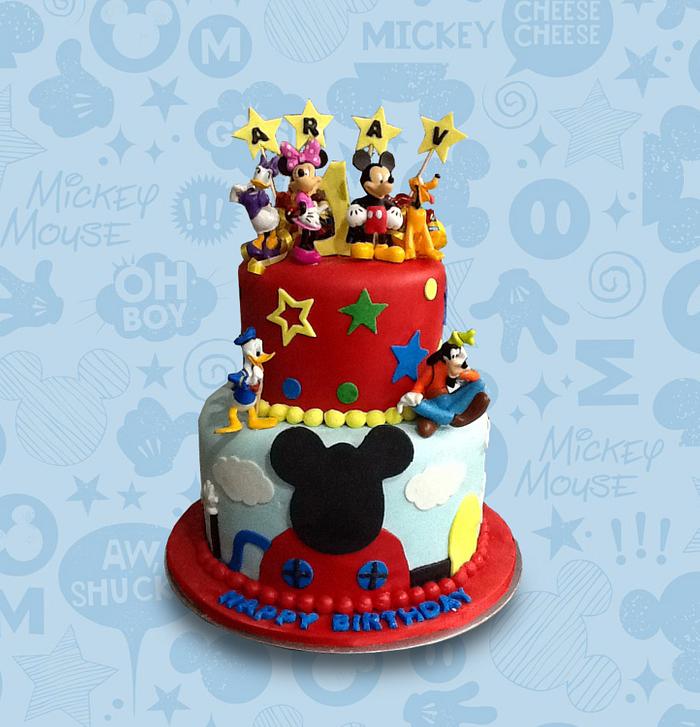 Red Mickey - Decorated Cake by MsTreatz - CakesDecor
