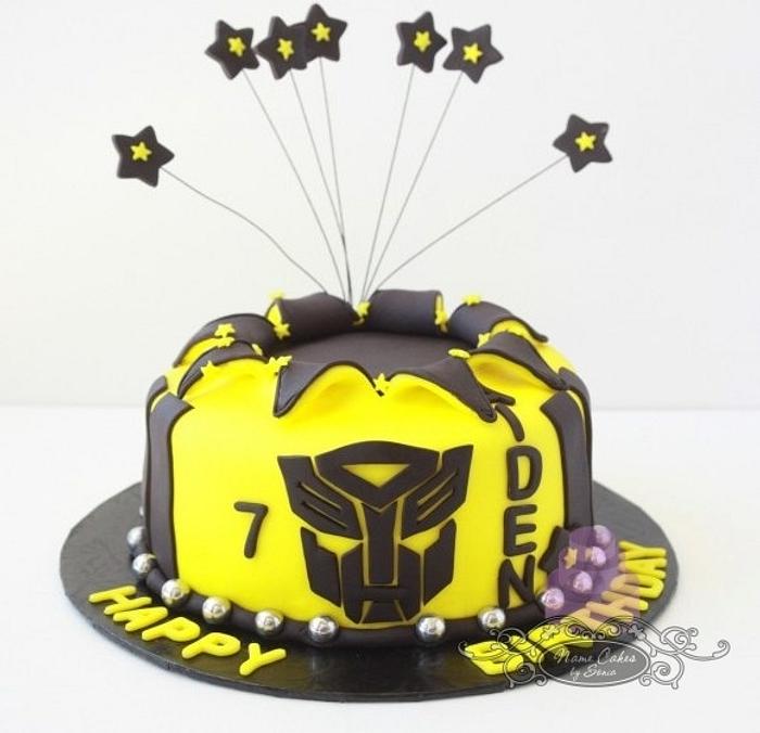 Transformers birthday cake