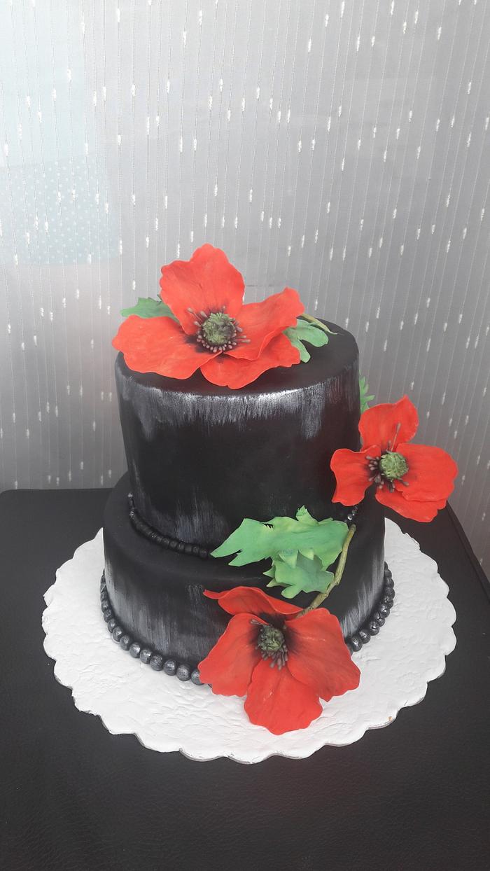 Poppies cake 