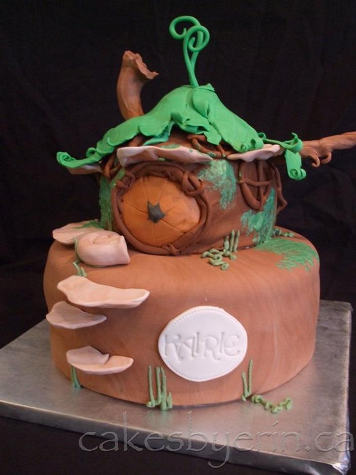 Tinkerbell's House Cake