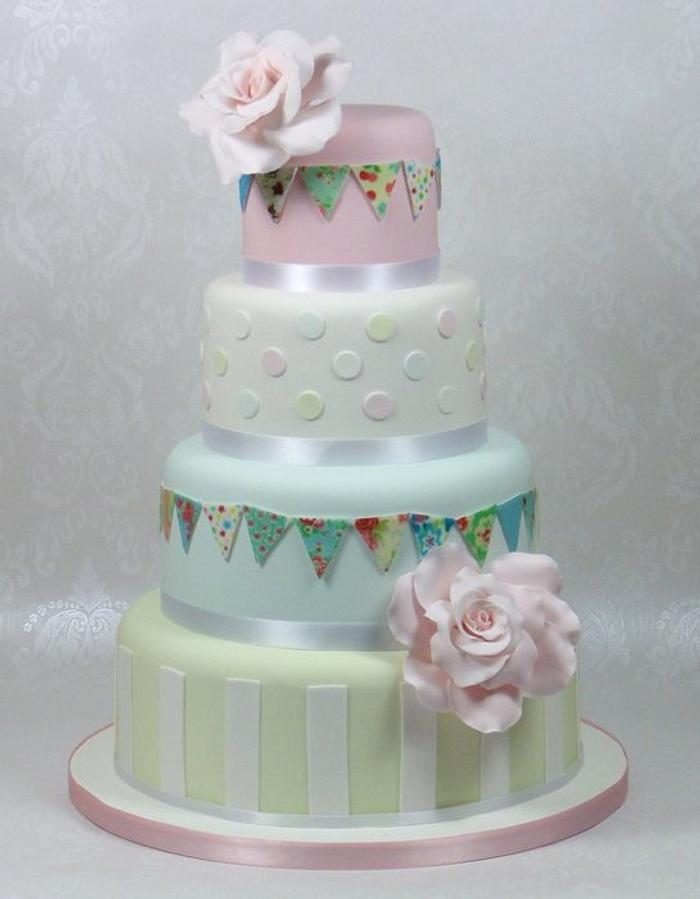 Inspired by Cath Kidston Wedding Cake