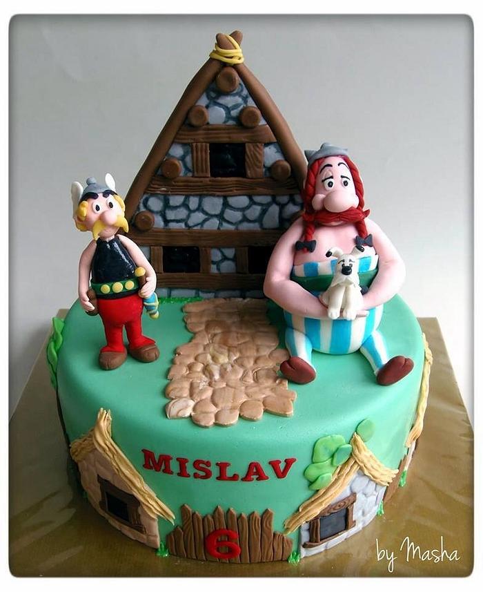 Asterix and Obelix cake - Decorated Cake by Sweet cakes - CakesDecor