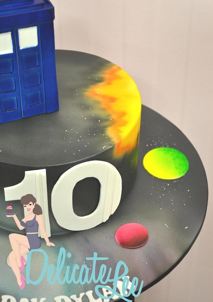 10TH DOCTOR WHO BIRTHDAY CAKE