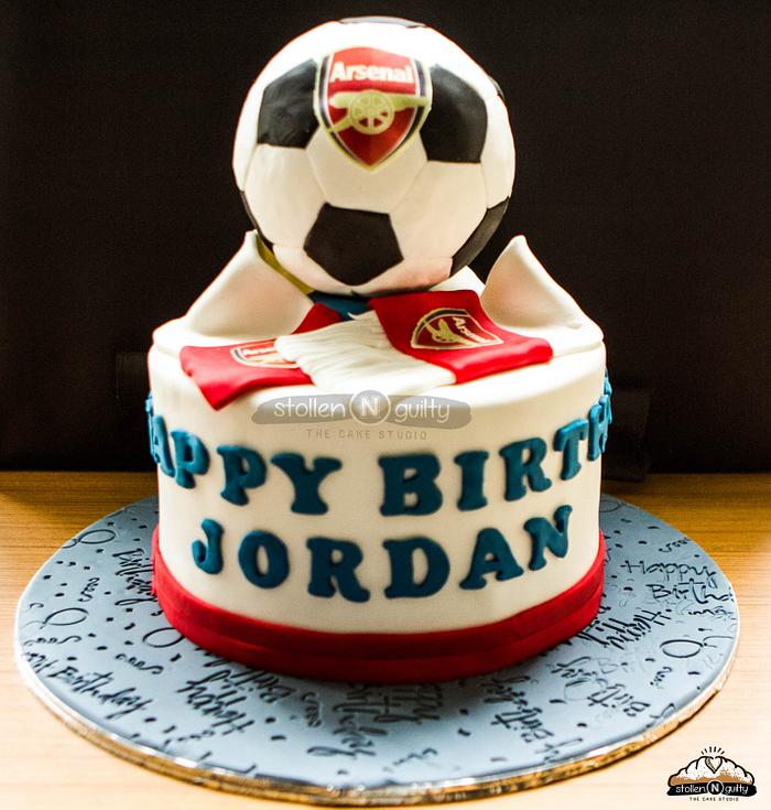 Arsenal Soccer Jersey Cake | Cakes by Q
