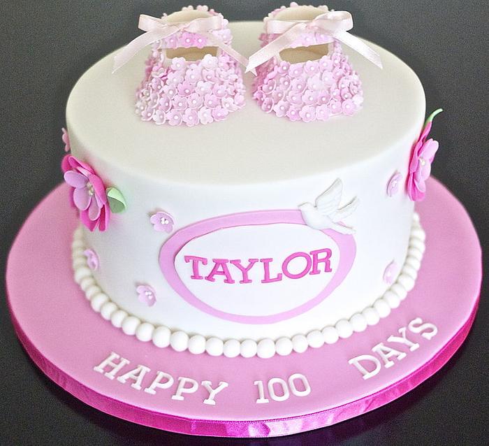 100 days cake for Taylor