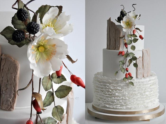 Wedding autumn cake