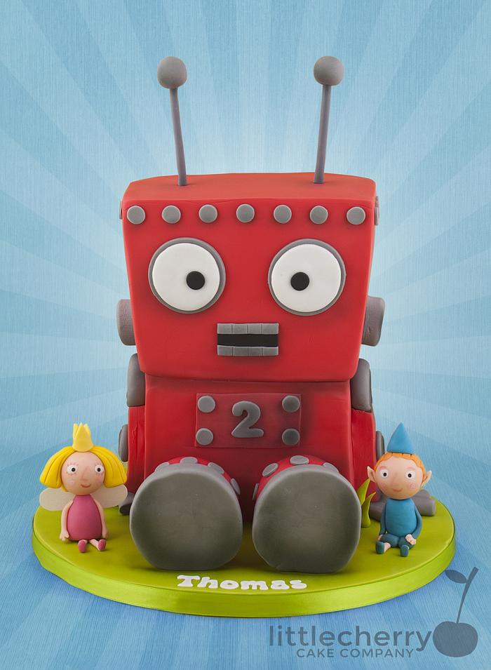Ben and Holly's Little Kingdom - Red Robot Cake