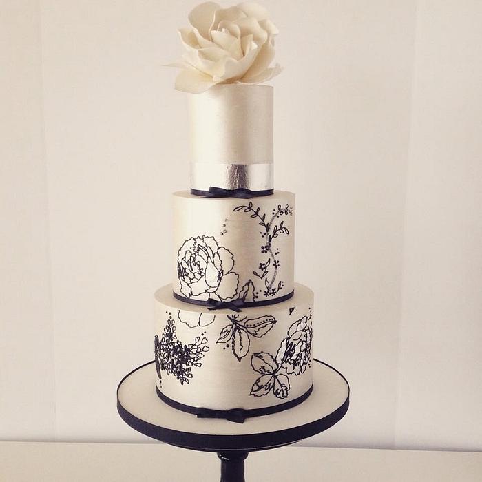 Bailey Rose wedding cake 