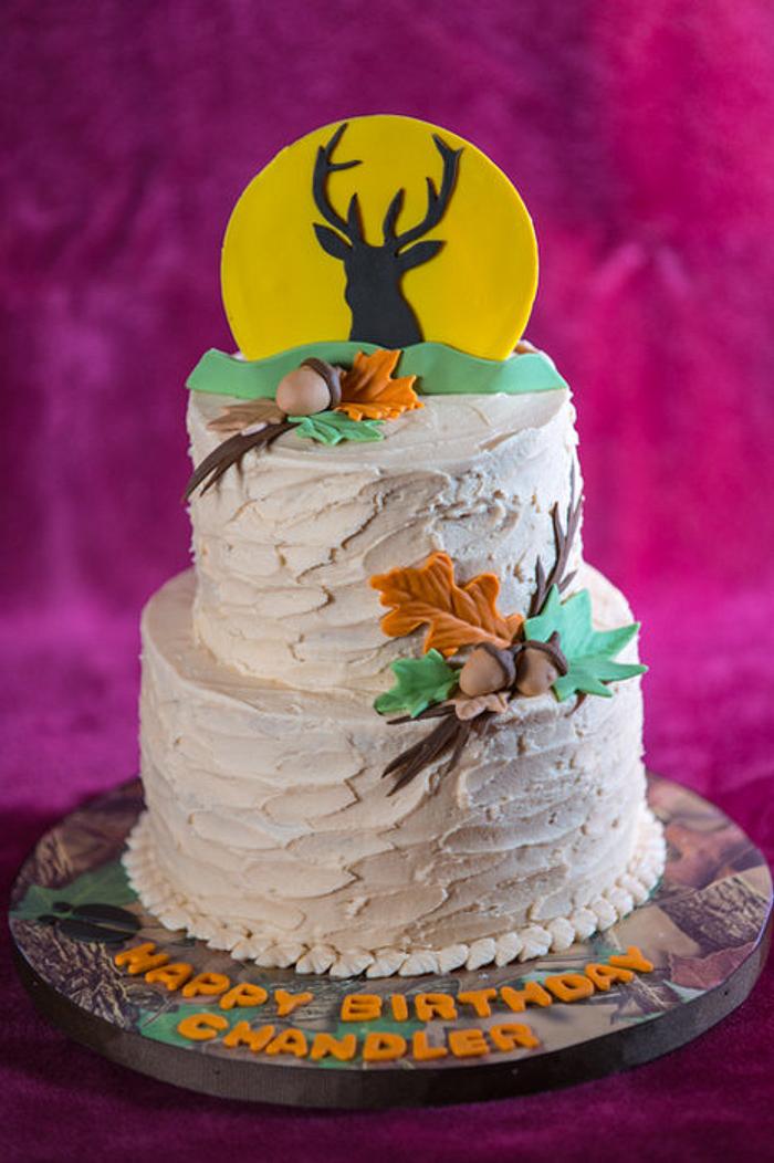 Deer/Camo Cake