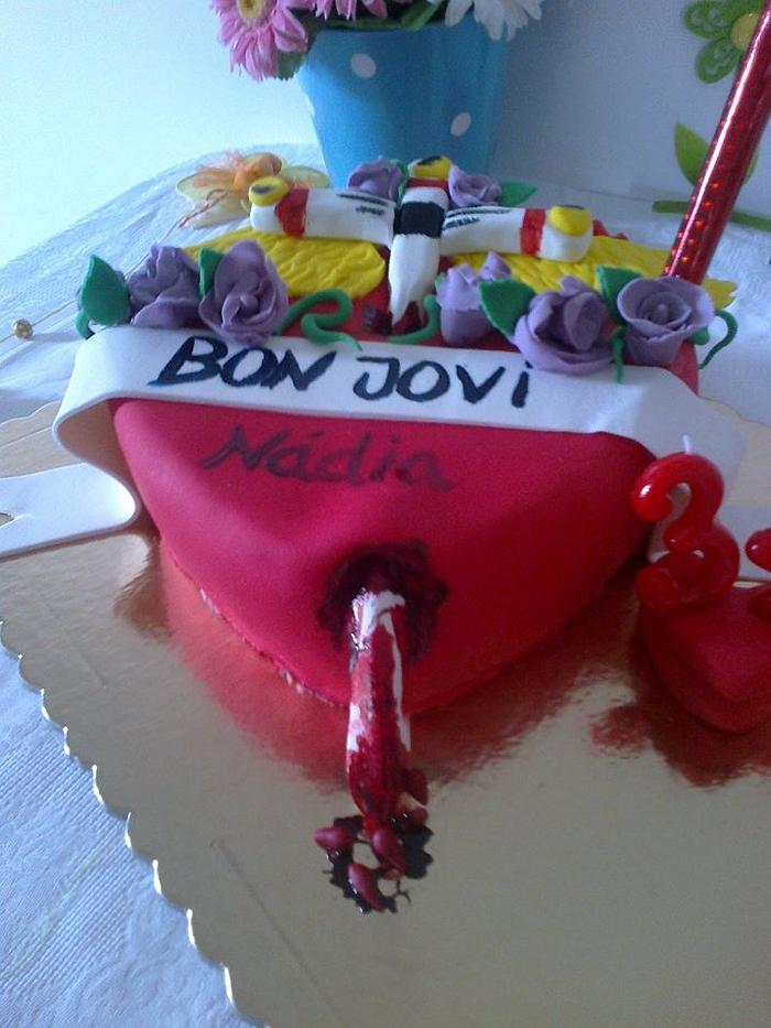 Bon Jovi cake
