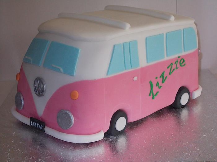 VW Campervan Cake Birthday Cake