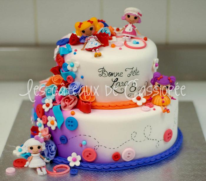 Lalaloopsy birthday cake