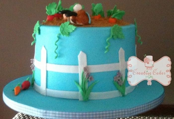 Sam's Peter Rabbit Themed Cake