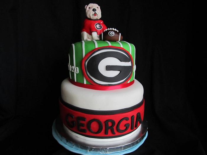 Georgia Bulldogs Cake