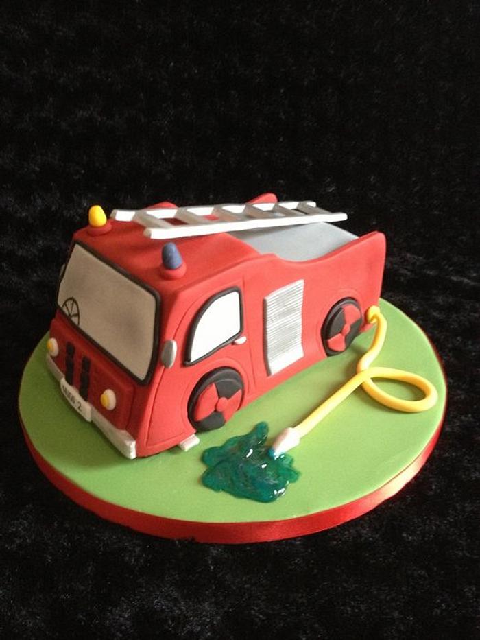 Fire engine cake 