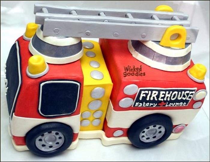 Firetruck Cake by Wicked Goodies