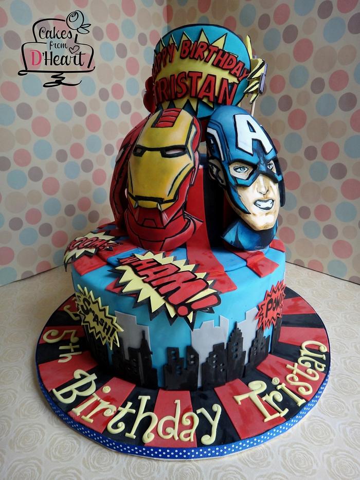 Marvel Superhero Cake