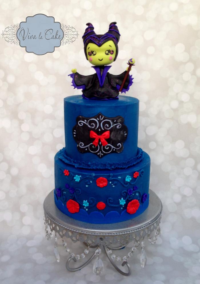 Cute Maleficent Cake 