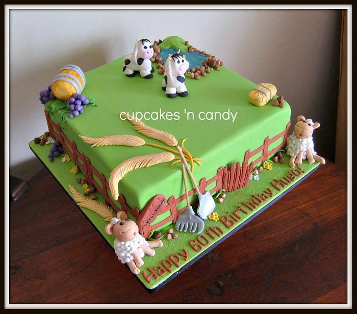 Farm Themed Cake