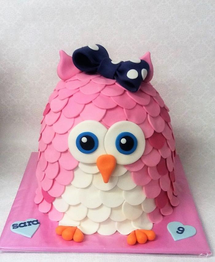 Owl - Decorated Cake by Pipowagen - CakesDecor