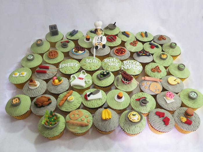 Chef-Themed Cupcakes