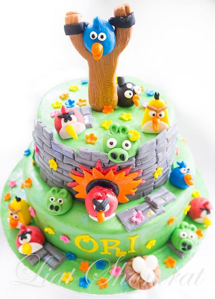 Angry bird cake for Ori's 6st birthday.