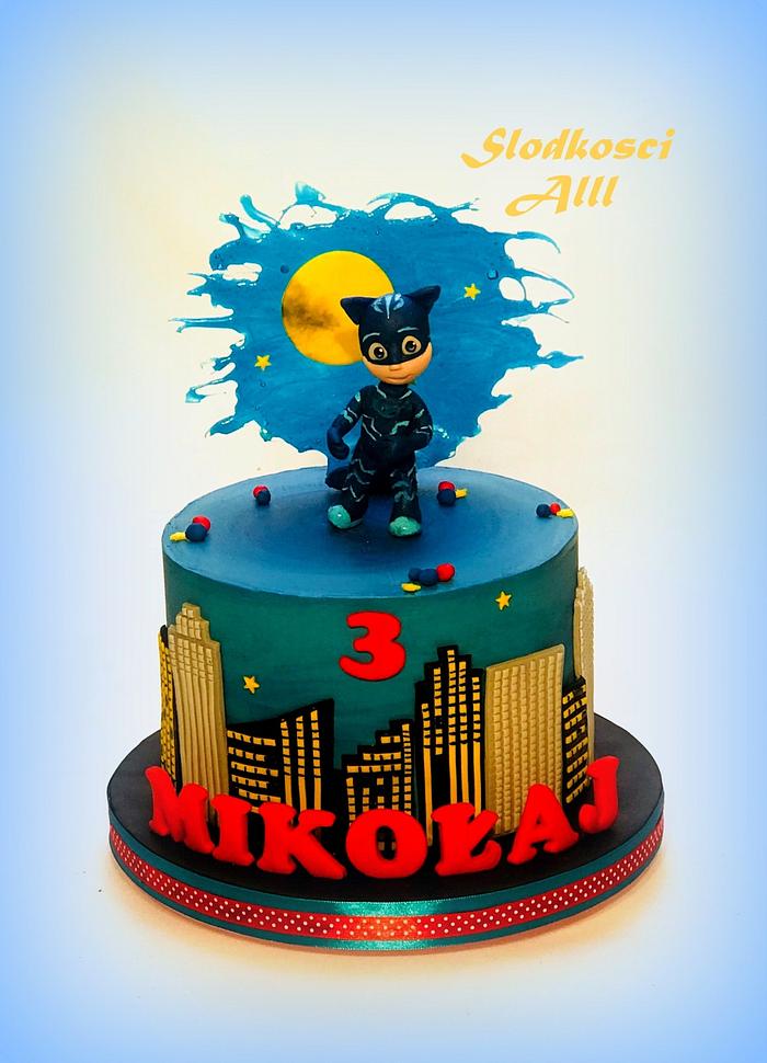 PJ Masks Birthday Cake 