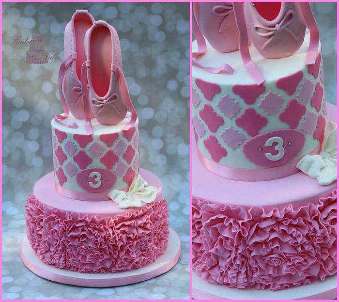 Ballet Themed Birthday Cake