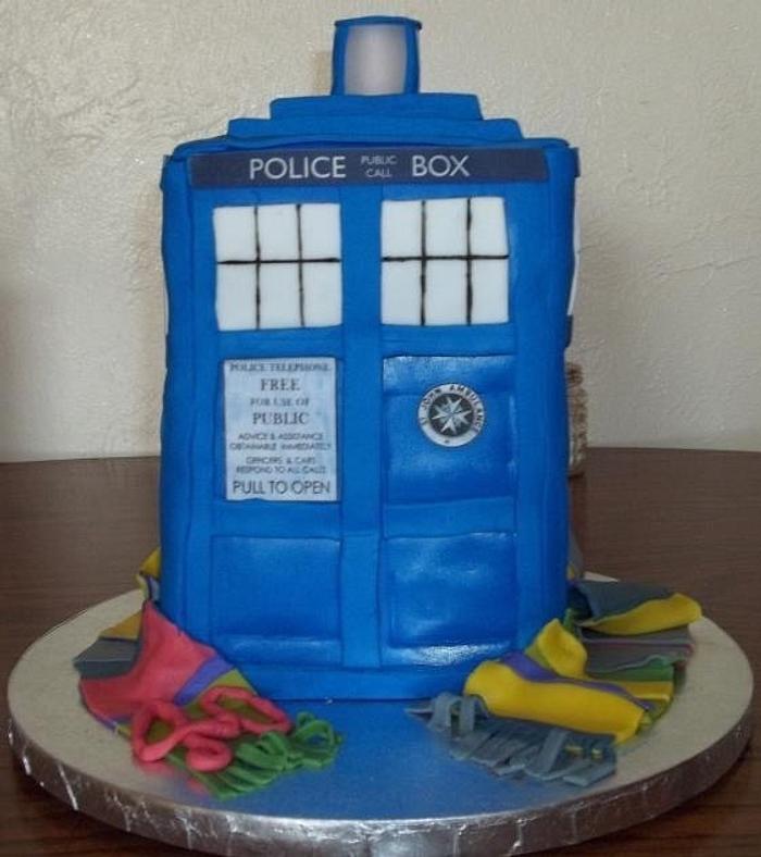 TARDIS cake