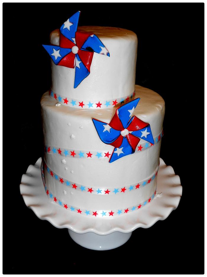 My 4th of July cake