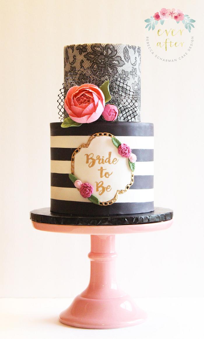 Flirty Little Bridal Cake