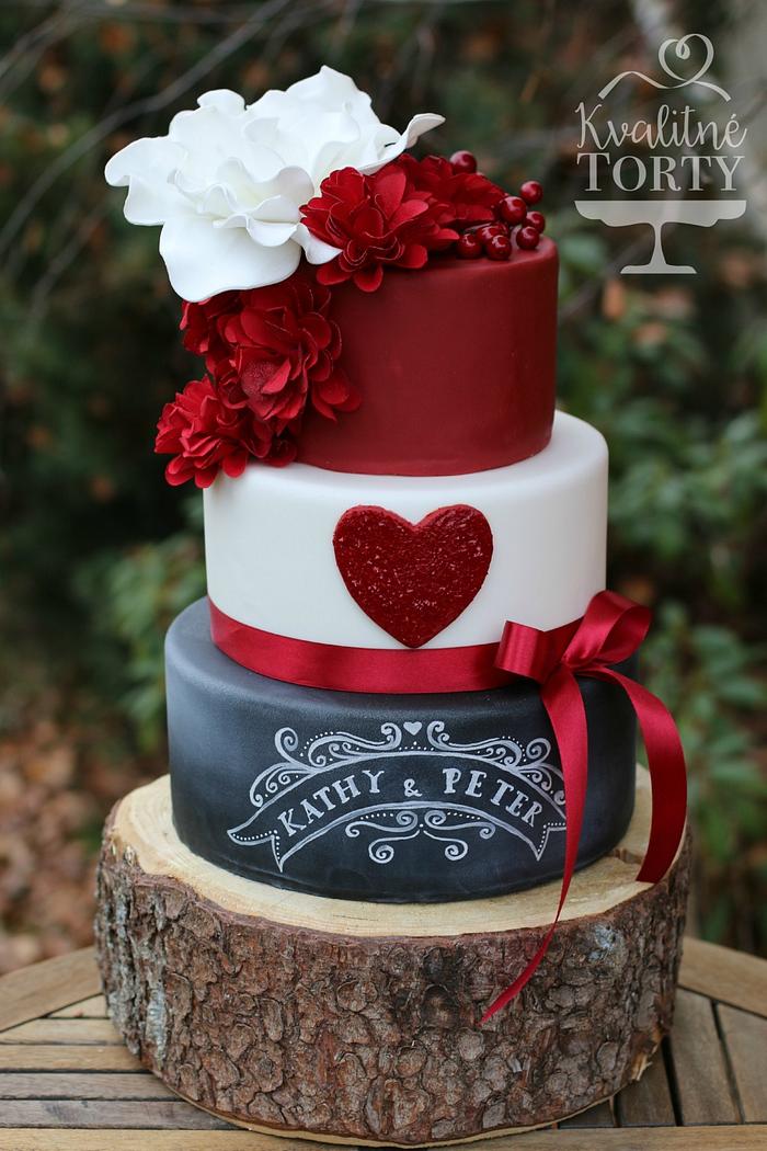 wedding cake : 