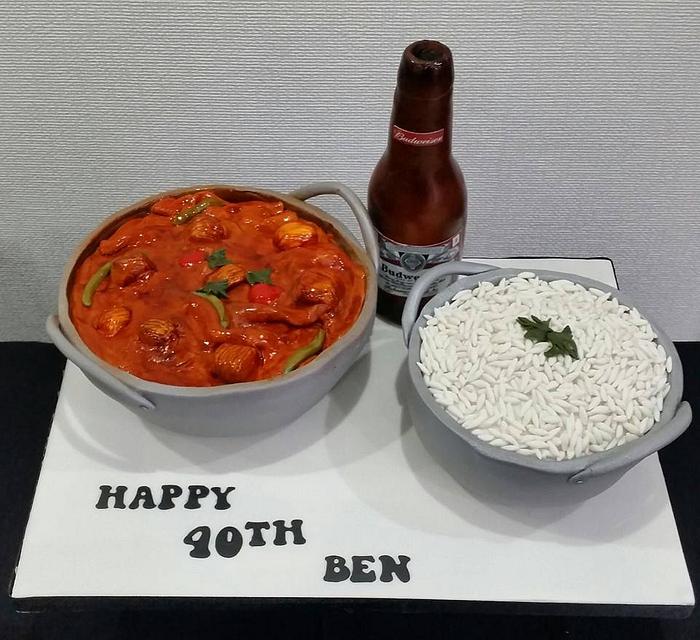 Curry and a beer!!
