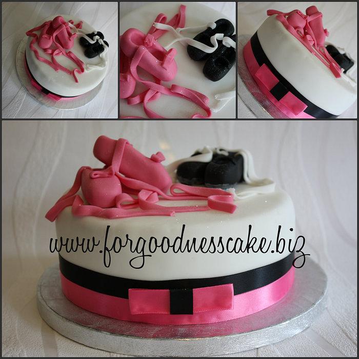 Tap and Dance shoes cake