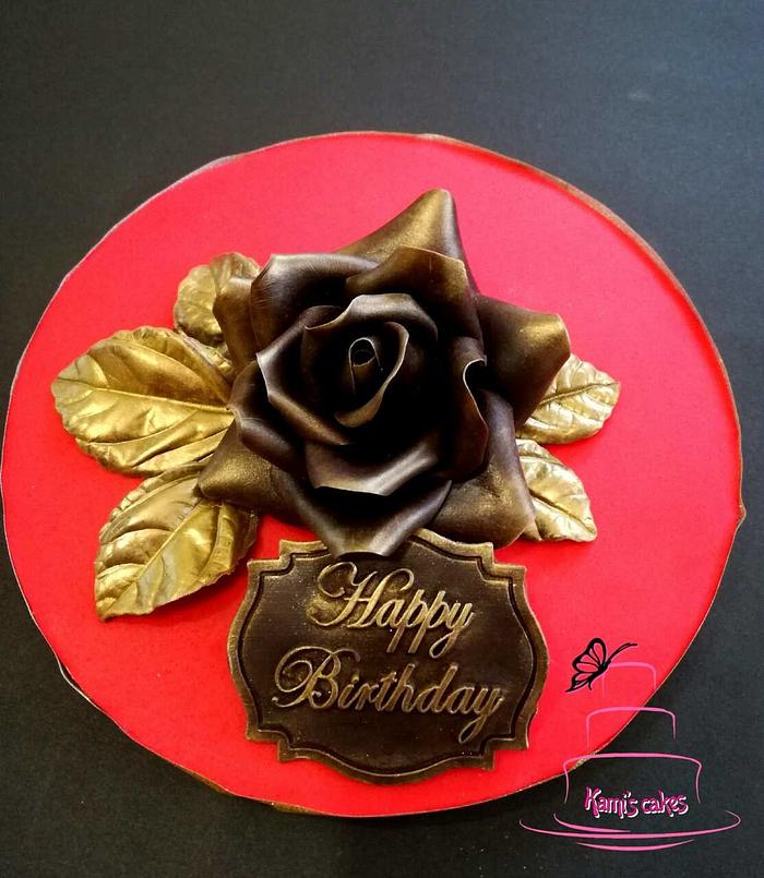 Chocolate rose