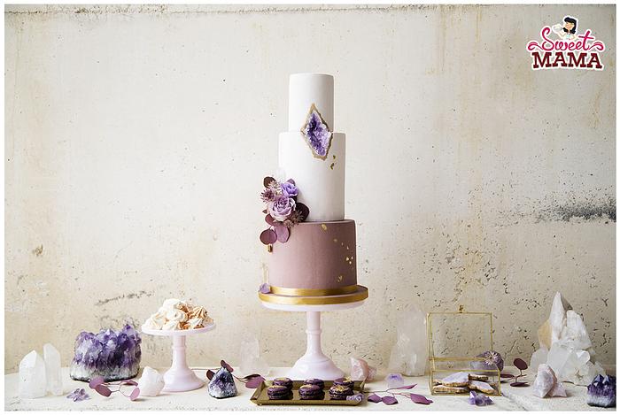 Amethyst Wedding Cake