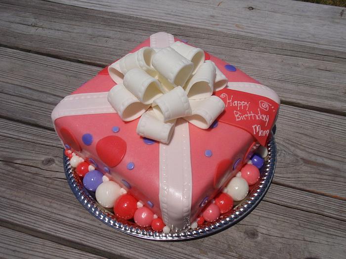 Pretty Present Cake