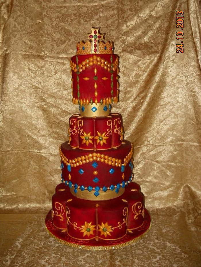 Cake in the Byzantine style