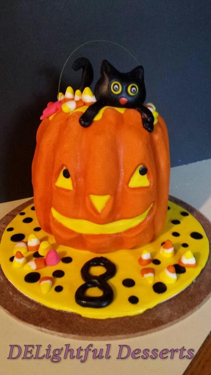 Halloween/birthday cake