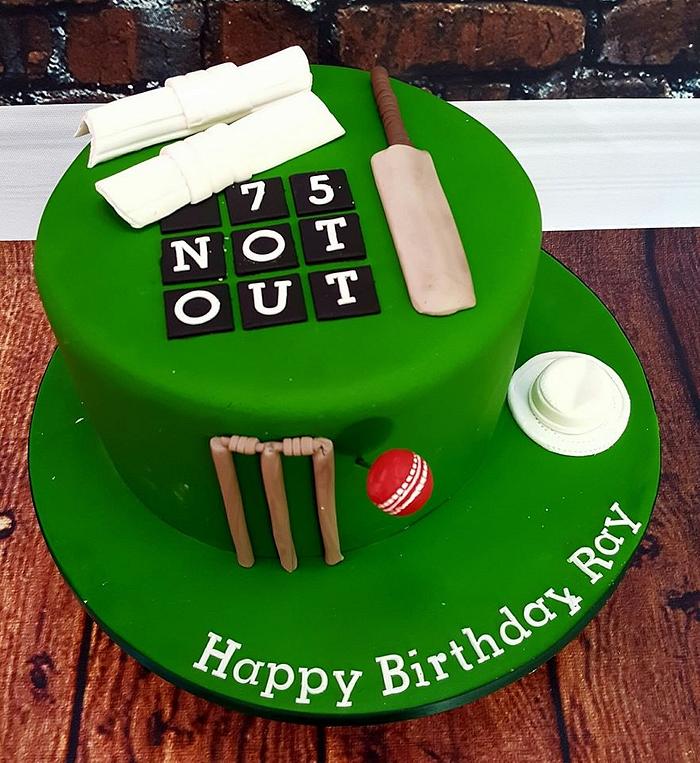 Ray - Cricket Birthday Cake 