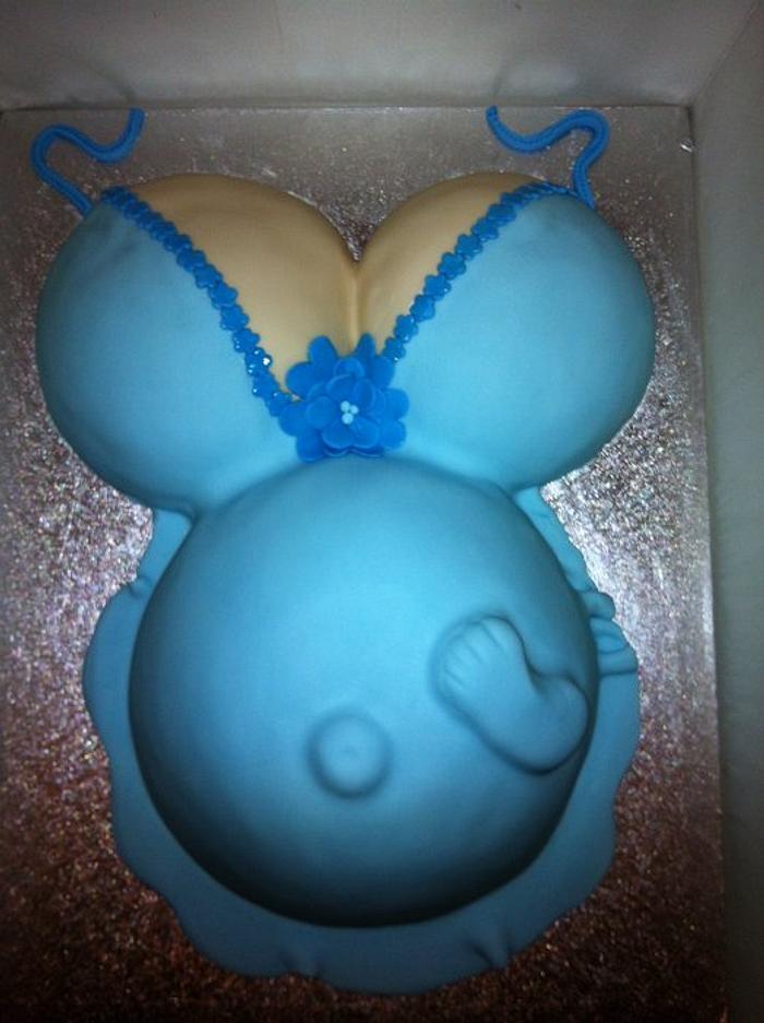 another baby bump cake