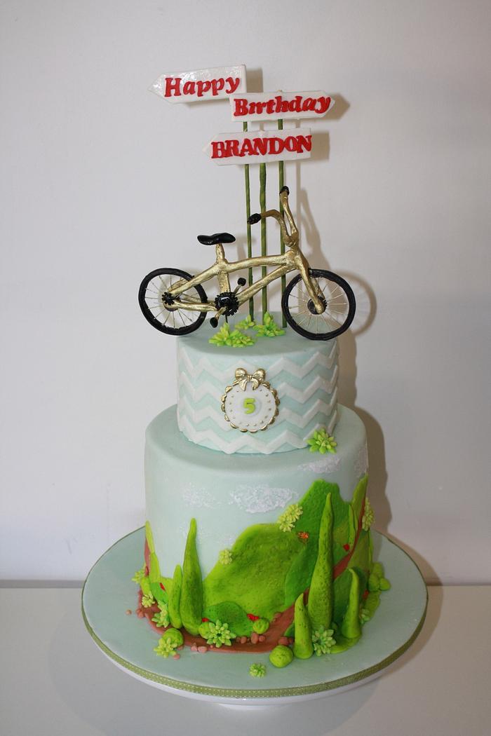 Care for a ride in the Australian bush ? :-) - bike cake