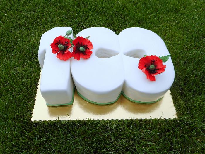 Birthday cake - 100 years 