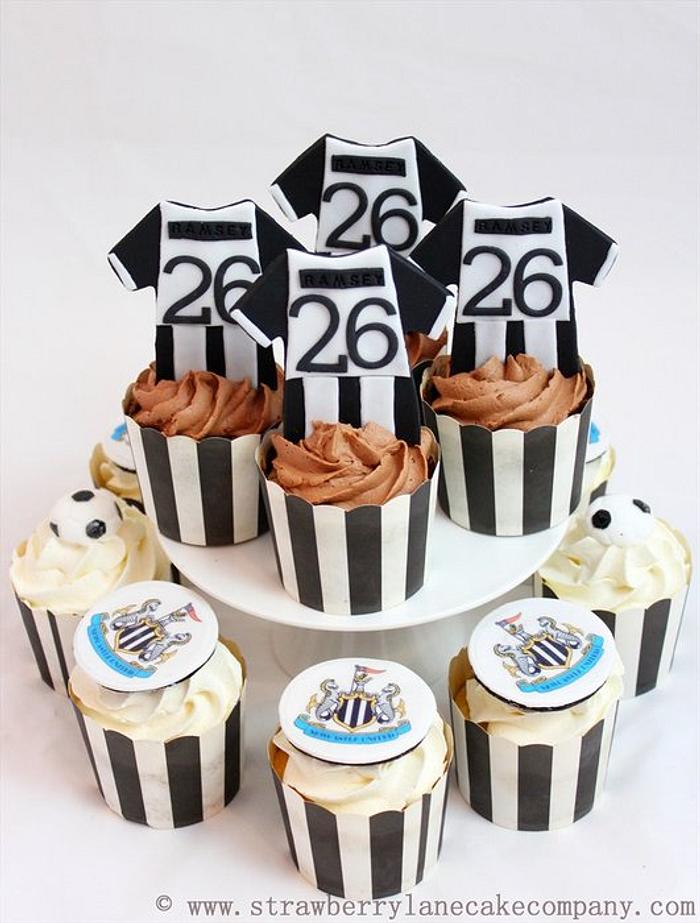 Newcastle United Cupcakes