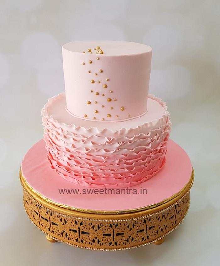 Order Colourful Two Tier Cake Online Price Rs4499  FlowerAura