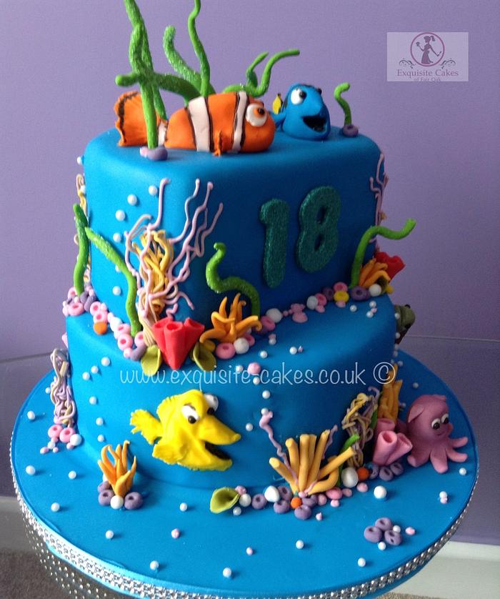 Nemo 18th Birthday Cake.