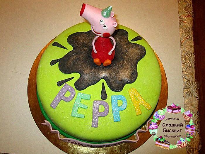 Торт Свинка Пеппа.