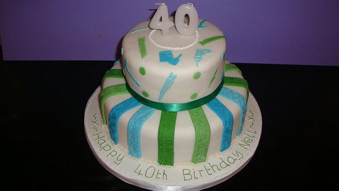 Neils 40th Cake