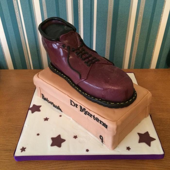 Dr Martens Cake