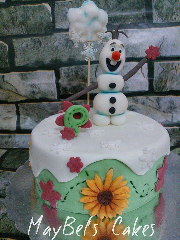 Olaf cake 
